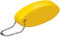 portachiavi portachiave galleggianti ideali per imbarcazioni-nautica 8,4x3,7 cm 6 colori (giallo)