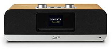 Roberts BLUTONE 300 All-in-One Music System - CD, Bluetooth, USB, FM/DAB/DAB+, Cherry Wood