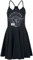 Volbeat Skull Wings Frauen Mittellanges Kleid schwarz XL 95% Polyester, 5% Elasthan Band-Merch, Bands