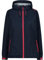 CMP - Veste femme à capuche fixe, Noir Bleu, XXXXL