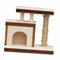 ＡＷＨＡＯ Maison D'arbre à Chats 1:12, Modèle de Center pour Animaux de Compagnie, Simulation D'étagères et de Perchoirs pour Chats, Accessoires D'aménagement, 6,5 cm x 3,5 cm x 5,5 cm