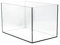 VIALIA Aquarium rechteckig 30x20x20 cm, 12 Liter, Glasbecken für Fische und Wasserpflanzen, Aquarium Becken stoßfest
