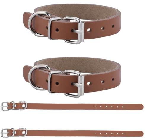 GORGECRAFT 4PCS Cinghie per Staffe in Pelle di Vacchetta con Fibbia in Metallo Lunghezza Regolabile 12 Pollici Cestino per Bici in Pelle Cinghie per Riporre Il Manubrio Anteriore Carta D'Identità