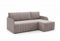 LIKMA Ecksofa Otto L-Form 224 cm Hellbraun Moderne Sofas & Couches - Velvet Sofa mit Schlaffunktion - Schlafsofa mit Bettkasten - Wohnlandschaft mit Bettzeugbehälter, Stoff: Trinity 5