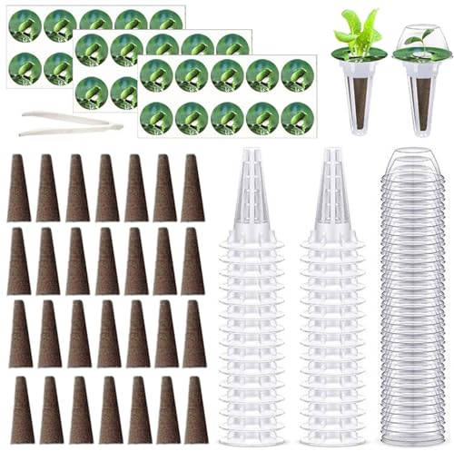 Misnode Hydroponic Seed Pods Kit, Hydroponic Growing Kits, Seed Pods Kit für Hydroponics Growing System, Hydroponic Garden Accessories Pod Kit, Hydroponic Growing System