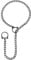 MILAKOO Adjustable Lariat Slip Chain Necklace Cute Cat Ring Pendant Handmade Choker for Women, Black