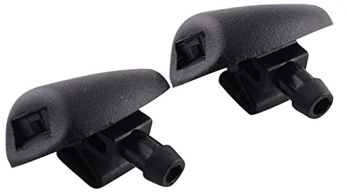 ScheibenwaschdüSe 2pcs vordere Windschutzscheibenwischer -Waschmaschinenstrahldüsenanpassungen for Peugeot 206 206+ 407 643 8J2 6438E6 6438AV 6438W2 6438Z1 Glasspray -Zubehör ScheibenwaschdüSe
