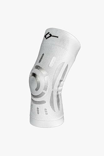 FLOKY - Rodillera Knee Support - Rodillera deportiva (L, izquierda y blanca)