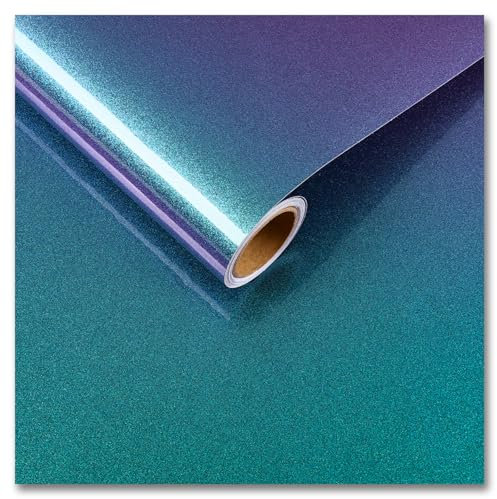 CRE8TIVE Glitter Self Adhesive Wallpaper Shimmer Iridescent Glossy Contact Paper Art Deco Wallpaper 30cm x 200cm Vinyl Wrap for Furniture Kitchen Vinyl Wrap Bathroom Wallpaper Waterproof DIY Craft