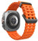 TiMOVO Correa Deportiva de Silicona Ocean para Samsung Galaxy Watch Ultra 47mm(2025/2024), Transpirable, Suave y Resistente al Agua para Hombres y Mujeres, Naranja