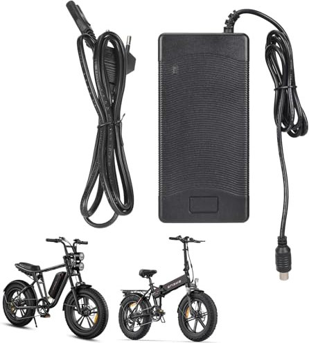 MotuTech Chargeur 54,6V 2A pour ENGWE EP-2Pro/Engine Pro Vélo Électrique Scooter 48V Batterie Lithium-ION Charge Rapide Arrêt Automatique Protection Multiple