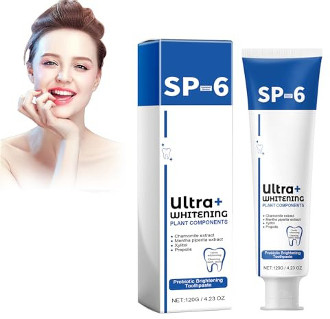 Rostblant 120g Zahnpasta Weisse Zähne Sp-6 Zahnpasta,Zahnpasta Whitening,SP-6 Probiotische Zahnpasta Zahncreme, frisch Atem Zahnpasta, Zahnaufheller, Zahnpasta
