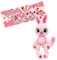 Bizak Bubble Pops, Peluches Mágicos Que multiplican su tamaño x5, Proceso emocionante y Olor a Chicle, 12 Diferentes Animales con Aroma y patitas Stem, Conejito Fresa, (64492004-4)