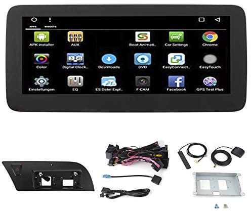 Brilluxa Navigator, unidad de pantalla GPS, reproductor de video de audio de Android Bluetooth 10.25in, compatible con 2009‑2016, estéreo de automóvil, receptor multimedia en