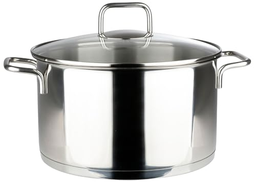 Chromolit - Edelstahl Fleischtopf (Øca.24 cm -6L)
