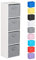 Hartleys 4 Tier White Cube Unit - Choice of Storage Boxes