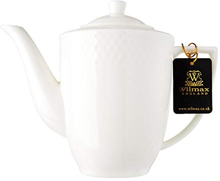 Wilmax WL-880111/1C Porzellan Kaffeetasse, Weiss, 750mL Kapazität