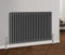 NRG 600 x 1010mm Traditional Anthracite Horizontal Cast Iron Style Radiator Triple Panel