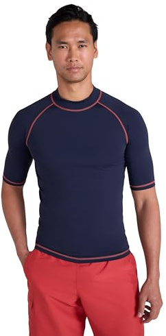 Mountain Warehouse UV-Rash Guard für Herren – Leichtes, Schnell Trocknendes und Dehnbares T-Shirt mit USF 50+ und Flachnähten – Für Herbst, Herbst Winter, Strand, Schwimmen