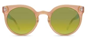 KOMONO Lulu Pearl Tortoise Unisex Cat-eye Cellulosepropionat-Sonnenbrille für Damen und Herren mit UV-Schutz und kratzfesten Gläsern