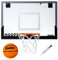Franklin Sports Mini-Basketballkorb, 63,5 cm, Größe XL, Weiß/Orange