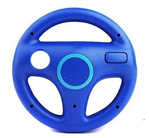 AMEEGO GN-006 Support de volant Mario Kart Racing pour manette de jeu Wii Bleu foncé