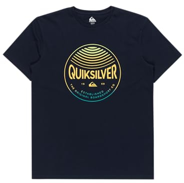Quiksilver Mens Colors In Stereo T-Shirt, Blue, XL EU