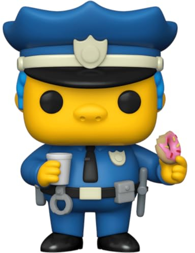 Funko Pop! Animation: The Simpsons-Chief Wiggum - Figura de Vinilo Coleccionable - Idea de Regalo- Mercancia Oficial - Juguetes para Niños y Adultos - TV Fans - Muñeco para Coleccionistas