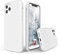 SURPHY iPhone 11 Pro Case, Liquid Silicone Case with Soft Microfibre Cushion Lining Protective Bumper Anti-Shock Cover Case for iPhone 11 Pro 5.8 Inch – White