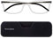 ThinOptics Connect Ultradünne Lesebrille Stärke +1.5 - Magnetisches Telefonetui - Transparenter Gestelle - Unisex-Lesebrillen für Männer und Frauen