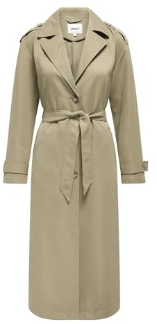 ONLY ONLLINE X-Long Trenchcoat CC Otw Giacca, Humus, XL Donna