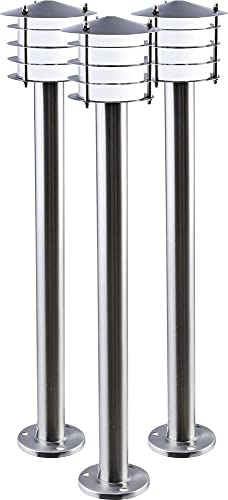 Heitronic 501070 SCHWABACH LED-Außenstandleuchte 3er Set LED GU4 1.8W
