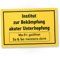 DankeDir! Institut zur Bekämpfung Akuter Unterhopfung - Schild 30 x 20 cm - Alkohol Party Geschenk - Geburtstagsgeschenk Geburtstagsdeko lustiger Spruch Partydeko Geschenkidee