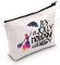 WZMPA Mary Movie Kosmetiktasche, Motiv: Poppin, Regenschirm, Fans, Geschenk It's Jolly Holiday mit Mary Make-up-Tasche mit Reißverschluss für Frauen und Mädchen, Urlaub mit Maria, Passform