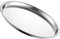Cabilock Obstteller Edelstahl Teller Speiseteller Salatteller Dessertteller Snackteller Obstteller Servierplatte Steakteller Servierteller Geschirr für Zuhause Küche Restaurant 18cm Sushi Teller