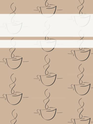 Notizbuch Gepunktet A4 Kaffee Tee Tasse Design Notebook Punktraster Hardcover 300 Seiten / viele Seiten: Ein großes Buch für Notizen Skizzen Mitschriften