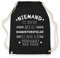 wowshirt Turnbeutel Gymsack Niemand Ist Perfekt Aber Als Badmintonspieler ist Man Verdammt Nah Dran, Farbe:Black