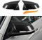 Carbon Fiber Auto Aufkleber ABS Trim Tür Spiegel Abdeckungen Seitenspiegel Abdeckkappen Rückansicht Kompatibel mit BMW F20 F22 F23 F30 F31 F32 F33 F34 F36 F87 M2 X1 E84 Zubehör