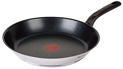 Tefal Duetto Pfanne G74804, 24 cm, Edelstahl