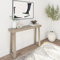 Plank+Beam Solid Wood Console Table, 46.25 Inch Sofa Table, Narrow Entryway Table for Hallway, Behind Couch, Living Room, Foyer, Easy Assembly, Seashell