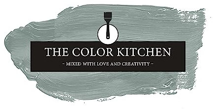 Livingwalls THE COLOR KITCHEN universelle Wandfarbe - Malerfarbe für Wohnräume und Arbeitszimmer - matte Innenfarbe in Grün - 5l Deckfarbe in TCK3009