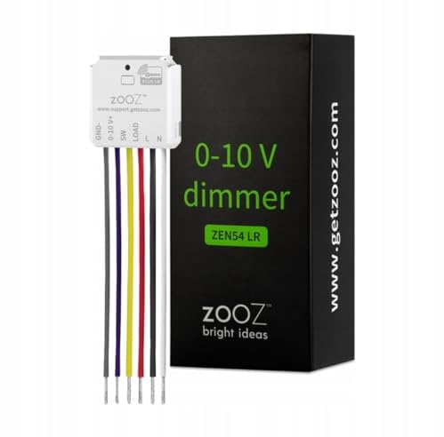 Zooz 700 Series Z-Wave Plus 0-10 V Dimmer ZEN54 | Z-Wave Hub Required (Sold Separately)