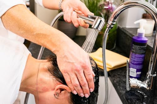 Turn Your tap into an Instant Shower, no Plumber Needed DIY! This Item ONLY Includes a Quick Fit Tap Aerator and Hose Connector by H2OLOW (Packs Include a Shower Head & Hose Too)