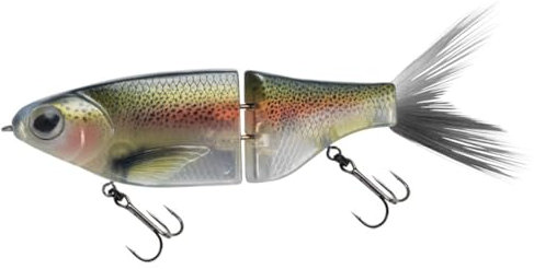 Spro KGB Series Chad Shad 180 18cm 68g - Swimbait, Kunstköder zum Hechtangeln, Hardbait, Wobbler, Farbe:Ghost Trout