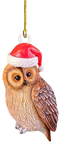 Weihnachtsdeko Set Bett Fernbedienung Halterung Weihnachtsmütze Tier-Ornament Weihnachtsbaum-Dekoration (C, One Size) Weihnachtsdekorationen Lustig Anhänger Mini Weihnachtskugeln