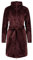 Hunkemöller Bademantel Zip Fleece - windsor wine - XS/S