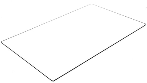 LUTH Premium Profi Parts Glasplatte kompatibel mit AEG 224901301/8 476x301mm für Gemüsefach Kühlschrank