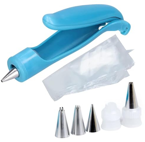 Bestgle Cake Decorating Pen Tool Kit, Cupcake Piping Decorative Baking Tools for Decorating Cakes Pastries Cupcakes