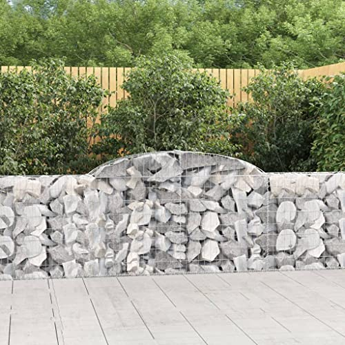 Hochbeet Schmal,Blumenkasten Balkon gabionen Mit Hochbogen 30 STK. 300x30x80/100cm Verzinktes Eisengeeignet Für Garten, Eingang, Wohnzimmer, Korridor, Büro, Balkon, Außenbereich