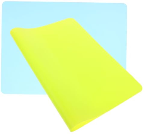 Abaodam 2stücke Tischsets Für Mädchen rutschfest Und Leicht Zu Reinigen Multifunktionale Platzsets Für Esstisch Und Outdoor Aktivitäten Für Kleinkinder Sanften Farben Hellblau Grün